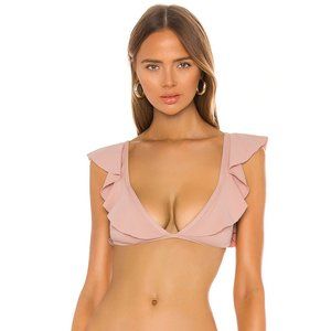 eberjey Pique Graziela Bikini Top Size: M